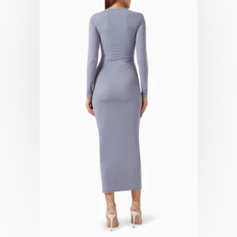 SKIMS Sky Blue Long Sleeve Dress - Picture 3 of 3